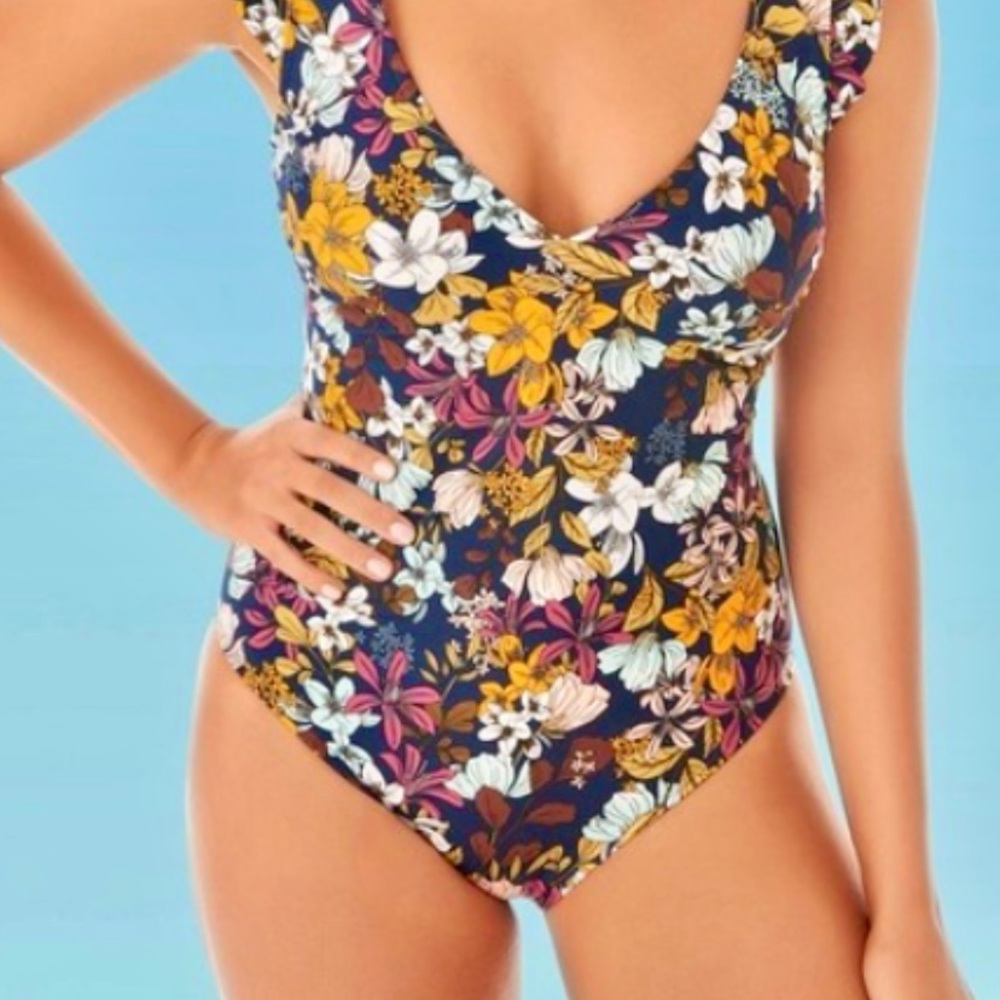 Floral Women's One Piece Swimsuit
